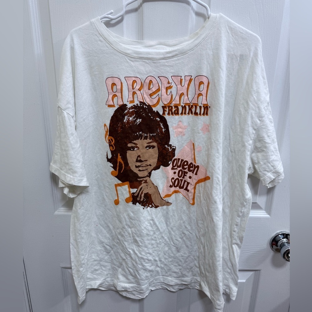 Aretha Franklin Graphic T-Shirt, Size XXL